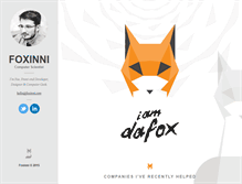 Tablet Screenshot of foxinni.com